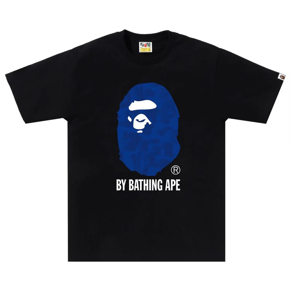 BAPE Ink Camo Ape Head T-Shirt Black