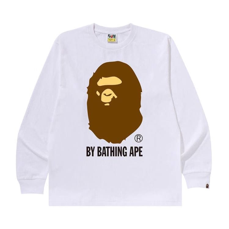 BAPE By Bathing Ape Long-Sleeve T-Shirt White