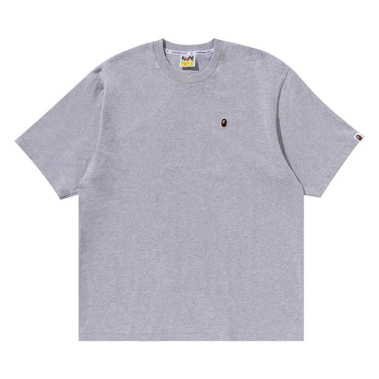 BAPE Ape Head One Point Relaxed Fit T-Shirt Grey