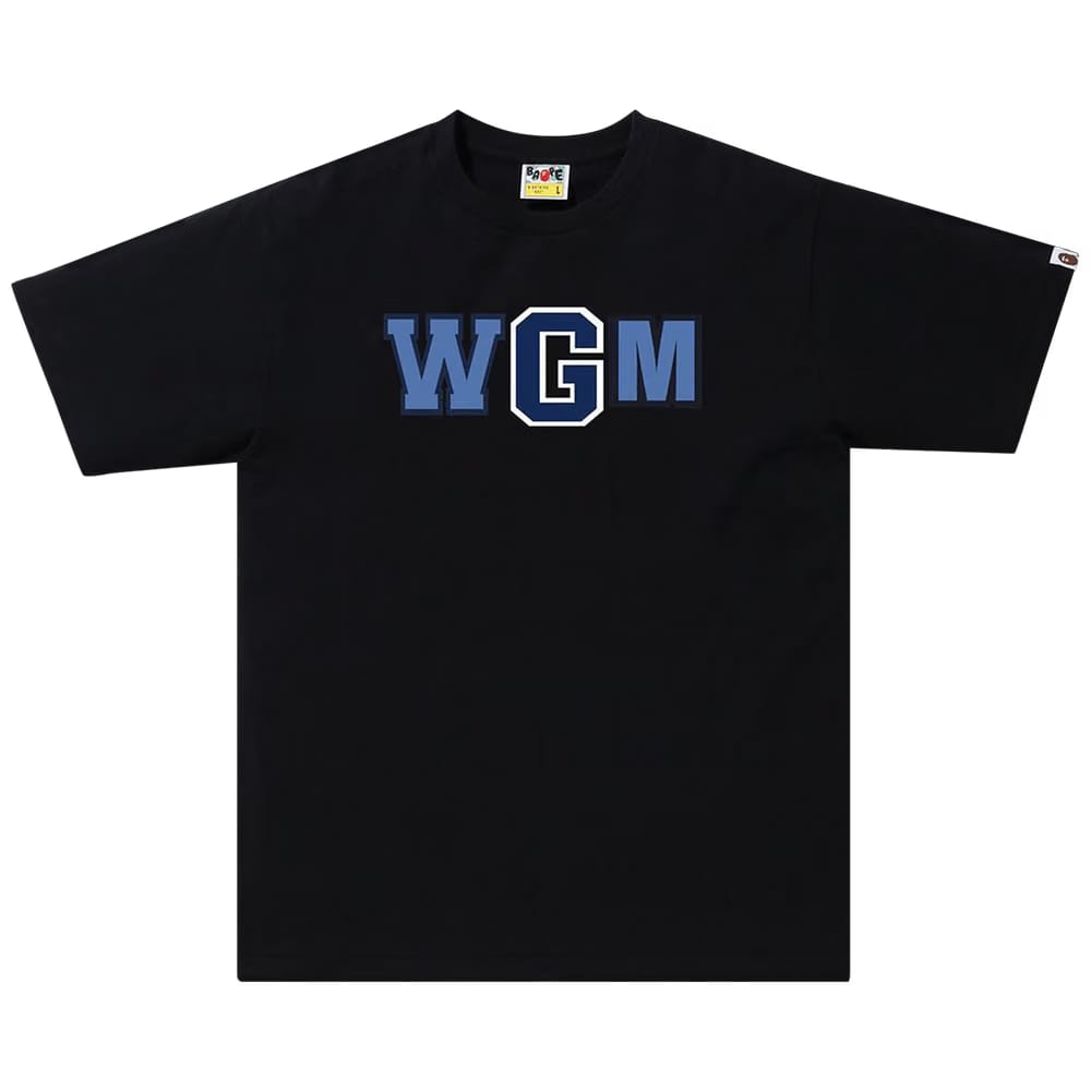 BAPE Color Camo WGM Milo Shark T-Shirt Black/Navy