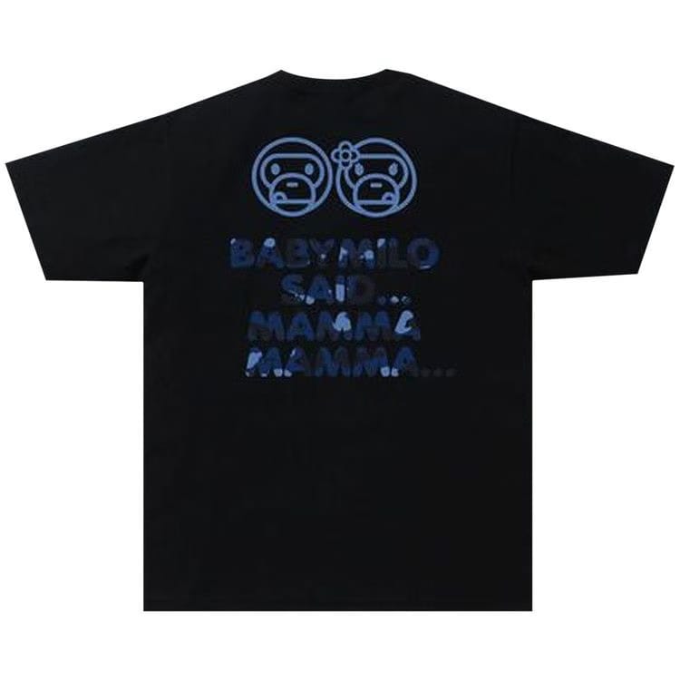 BAPE Color Camo Milo Water Melon Summer T-Shirt Black