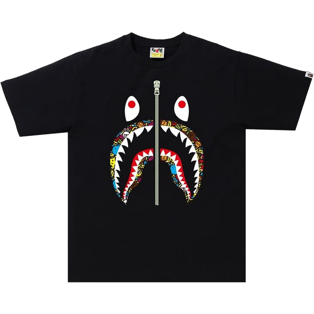 BAPE Milo Banana Pool Shark T-Shirt Black