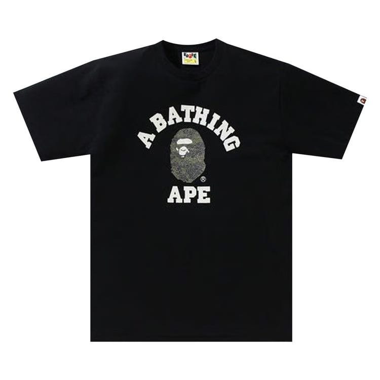 BAPE Glass Beads 1st Camo College T-Shirt Black/Green