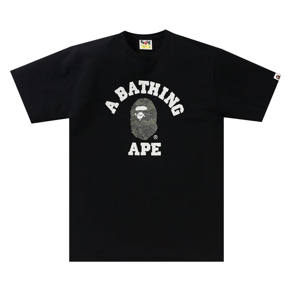 BAPE Glass Beads 1st Camo College T-Shirt Black/Green