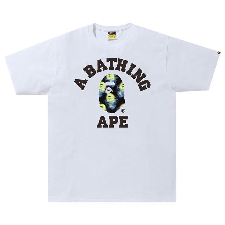 BAPE Storm College T-Shirt White/Black