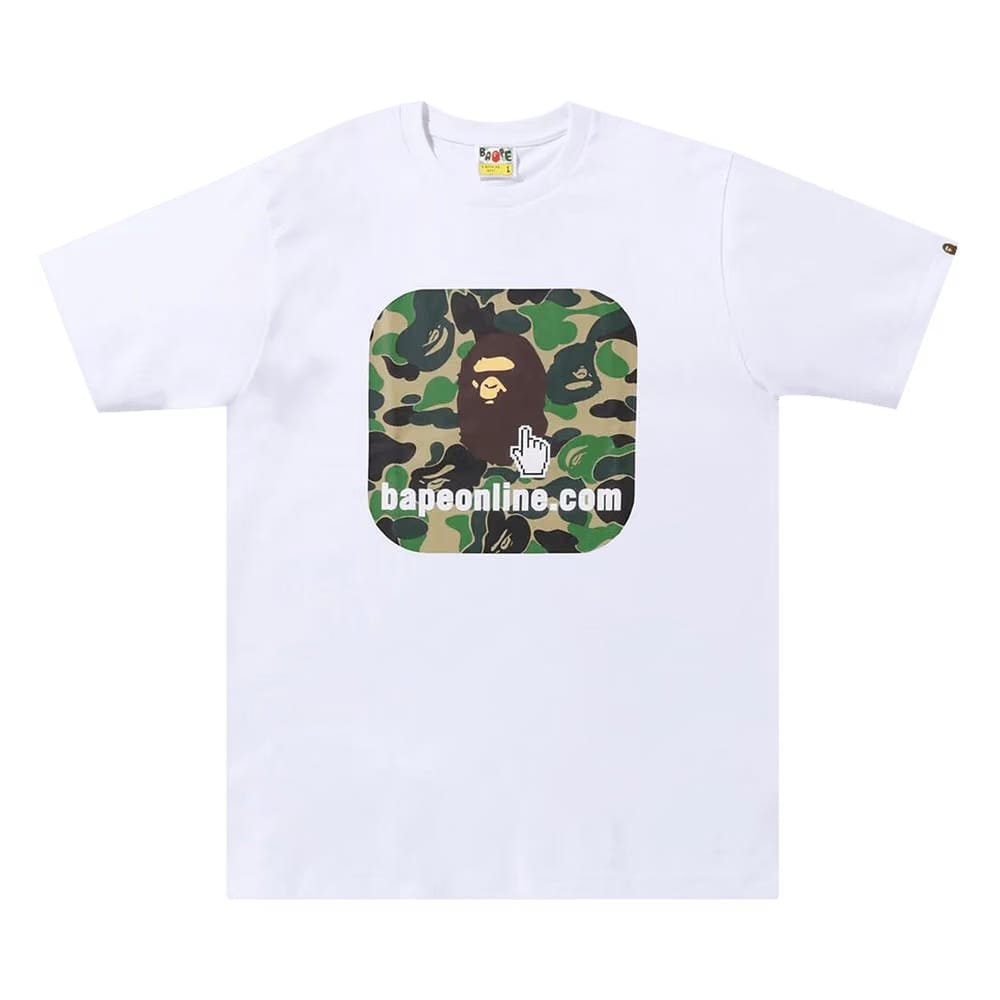BAPE ABC Camo T-Shirt (Online Exclusive) White