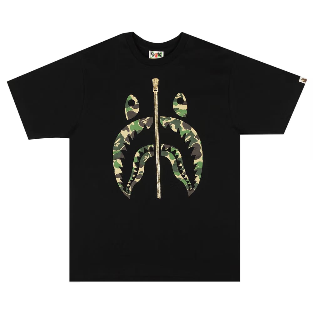BAPE ABC Camo Shark T-Shirt Black/Green
