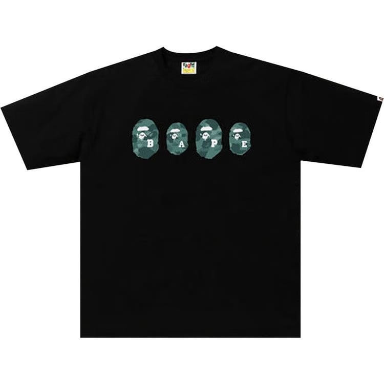 BAPE Color Camo Ape Head Relaxed T-Shirt Black/Green