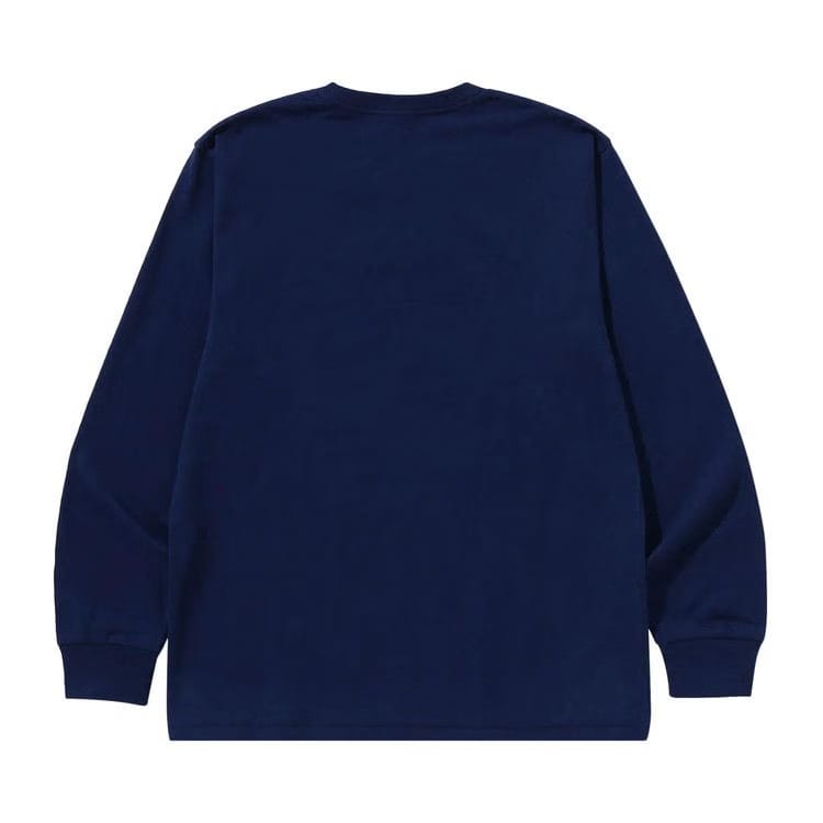 BAPE By Bathing Ape Long-Sleeve T-Shirt Navy