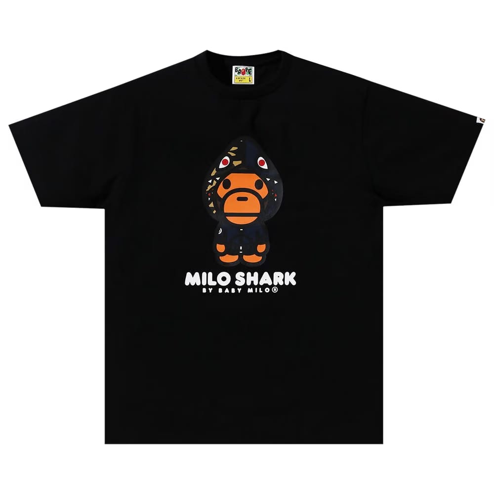 BAPE Milo Shark T-Shirt Black/Navy