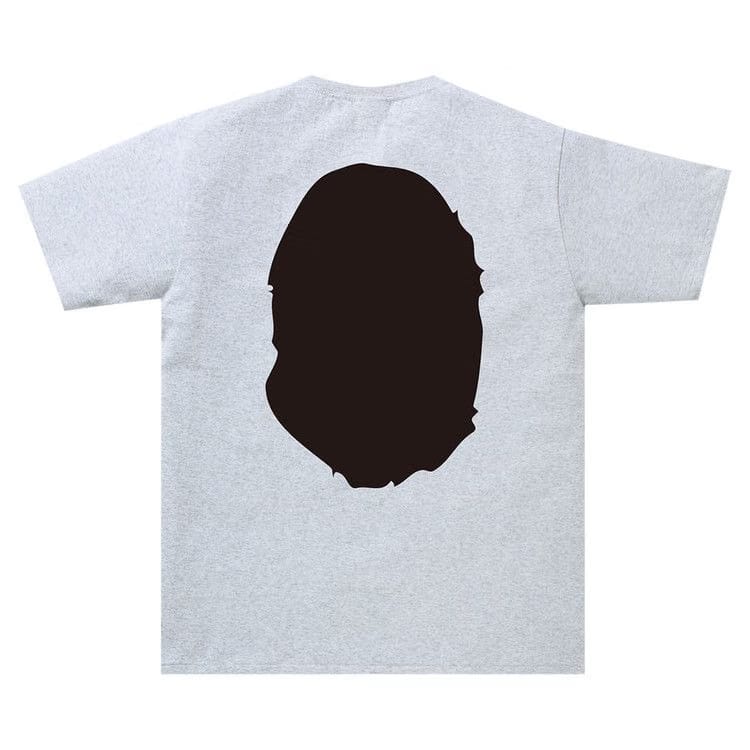 BAPE Bicolor Big Ape Head T-Shirt Gray