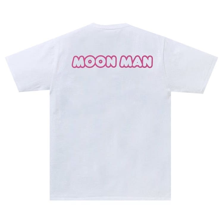 BAPE x Kid Cudi College Moon Man T-Shirt White