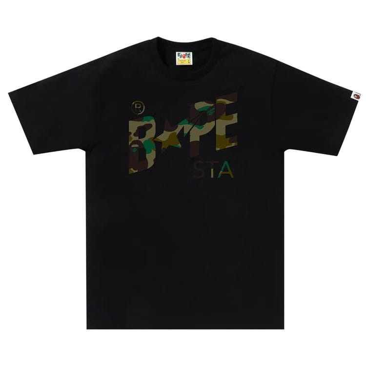 BAPE 1st Camo Bape Sta T-Shirt Black/Green