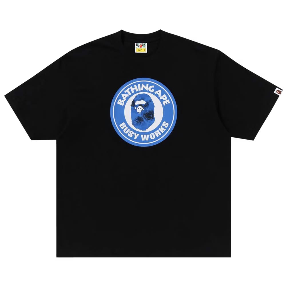 BAPE Floral Solid Camo Busy Works Relaxed Fit T-Shirt Black