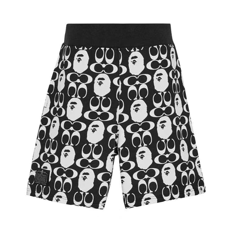 BAPE x Coach Sweat Shorts Black