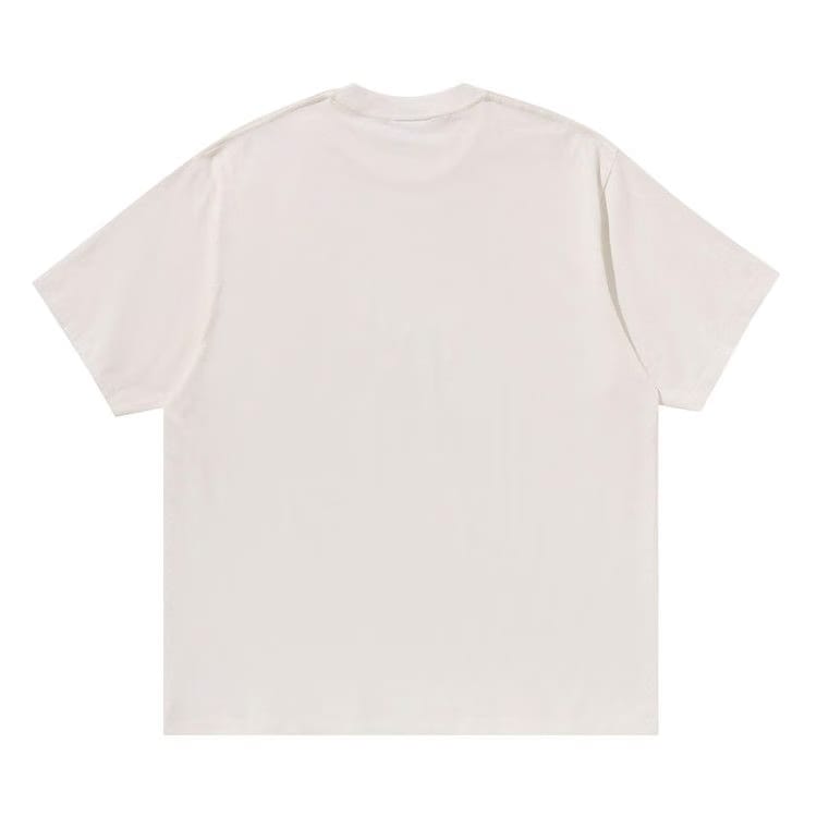 BAPE Screen Print College Relaxed Fit T-Shirt Ivory
