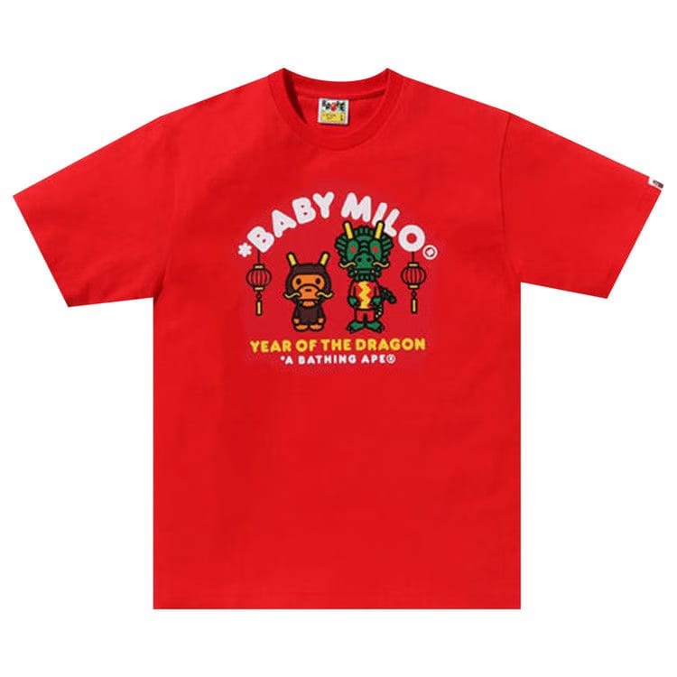 BAPE Year Of The Dragon Baby Milo T-Shirt Red