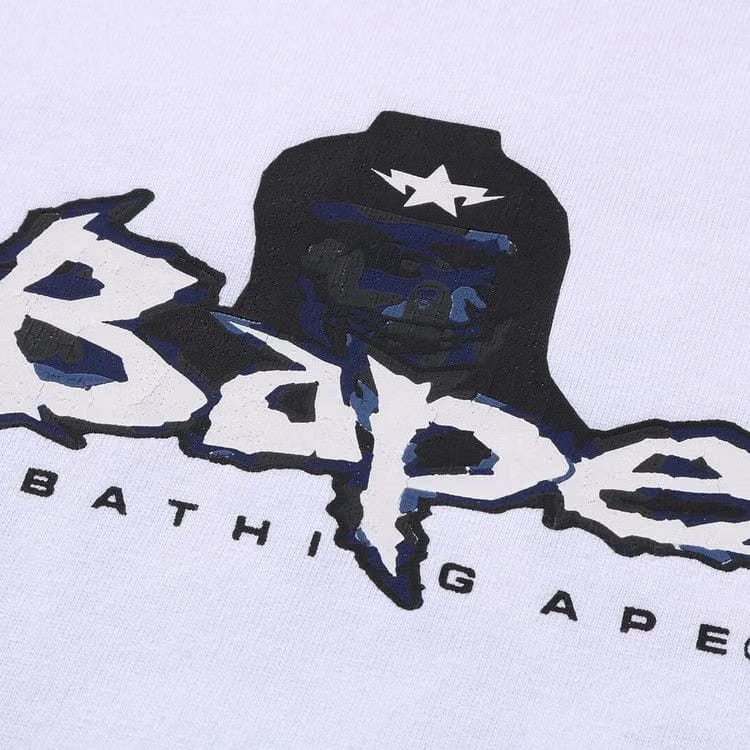 BAPE Color Camo Mad Ape T-Shirt White