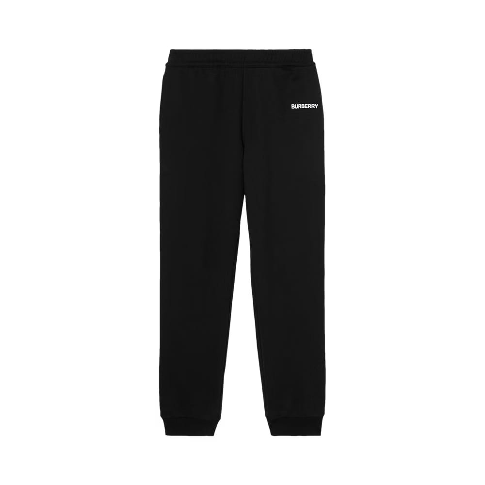 Burberry Logo Print Track Pants Black