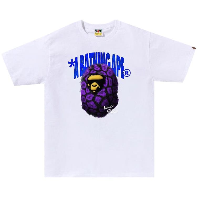 BAPE Fur Ape Head T-Shirt White