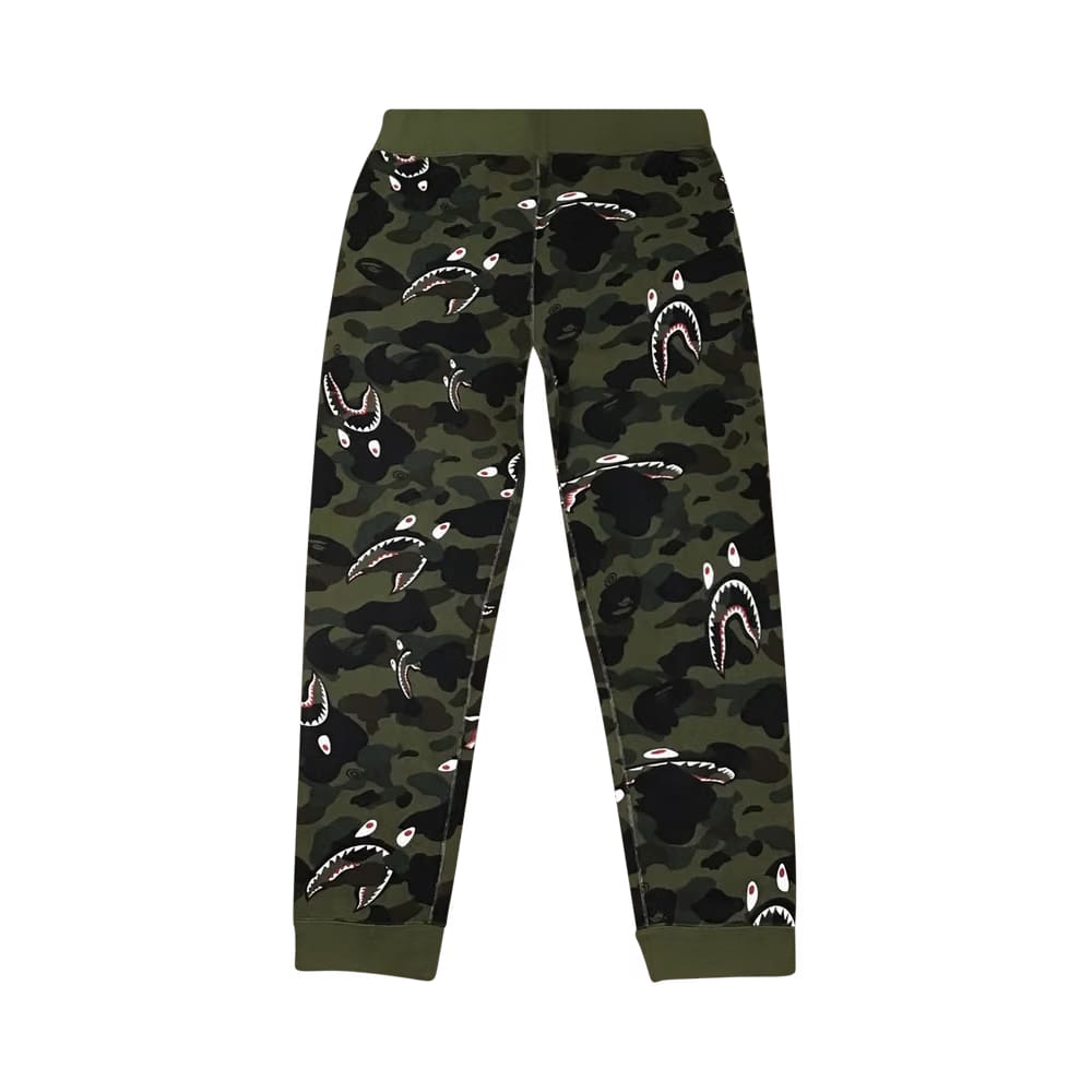 BAPE Shark 1st Camo Sweatpants Green