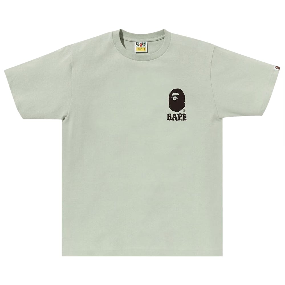 BAPE Japan Culture Lettered T-Shirt Green