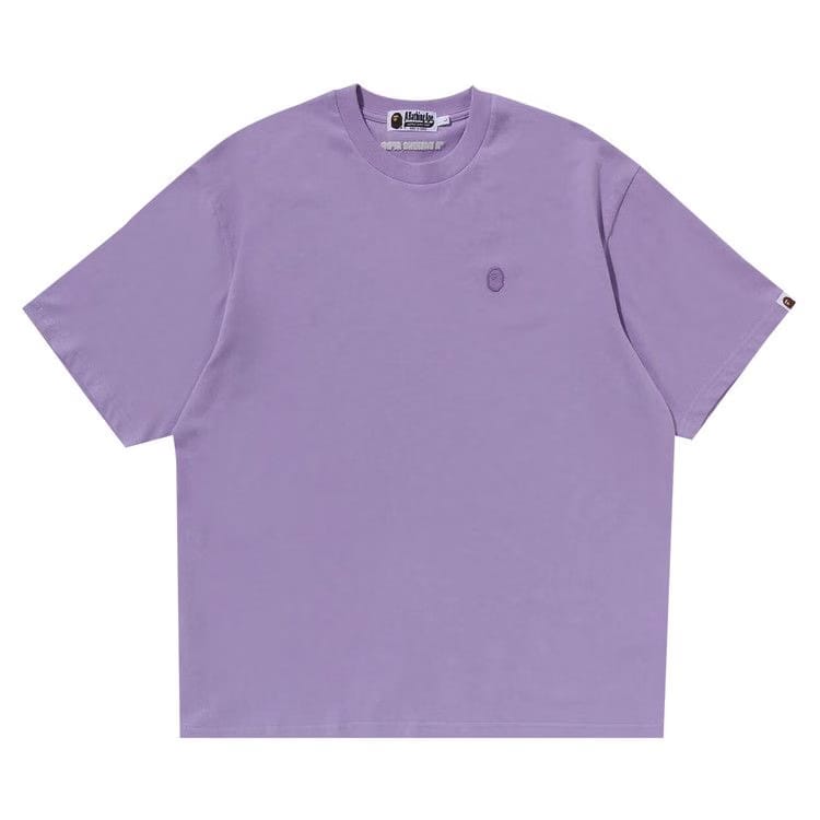 BAPE Tonal Ape Head One Point T-Shirt Purple