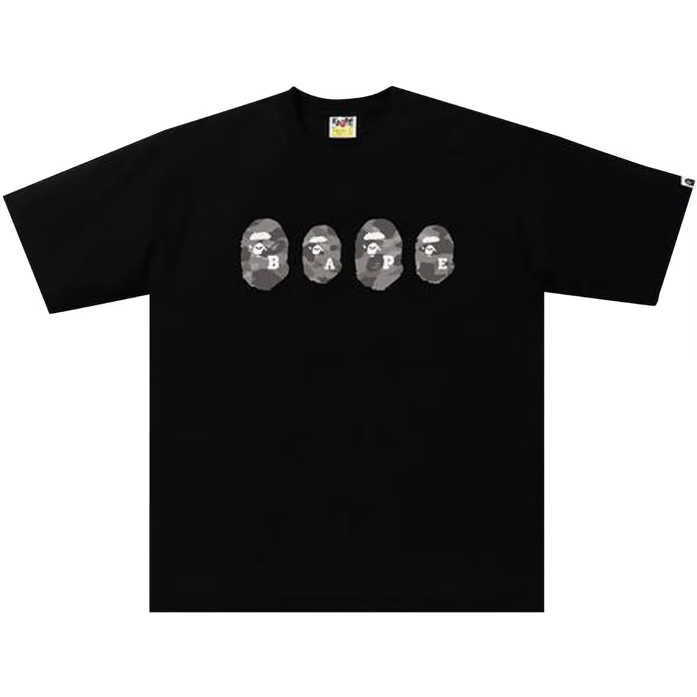 BAPE Color Camo Ape Head Relaxed T-Shirt Black/Grey