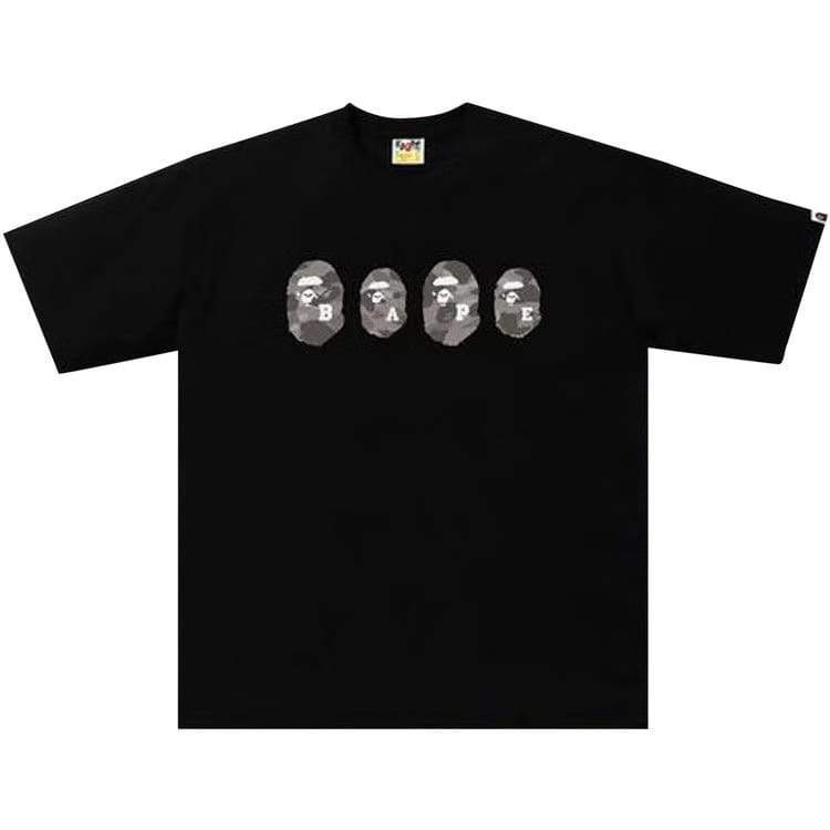 BAPE Color Camo Ape Head Relaxed T-Shirt Black/Grey