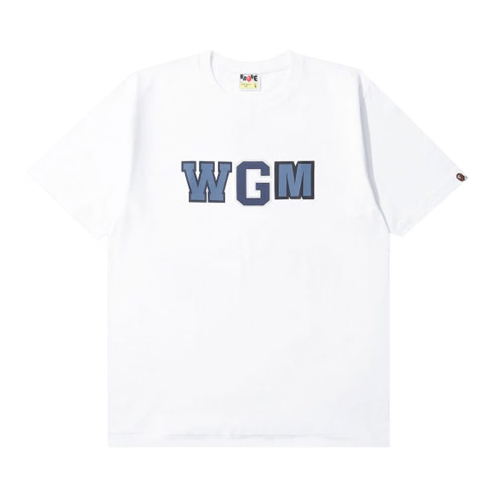 BAPE Color Camo WGM Milo Shark T-Shirt White/Navy