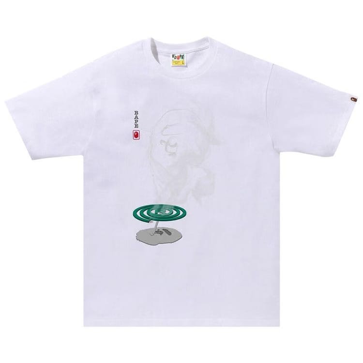 BAPE Mosquito Coil Ape Head T-Shirt White