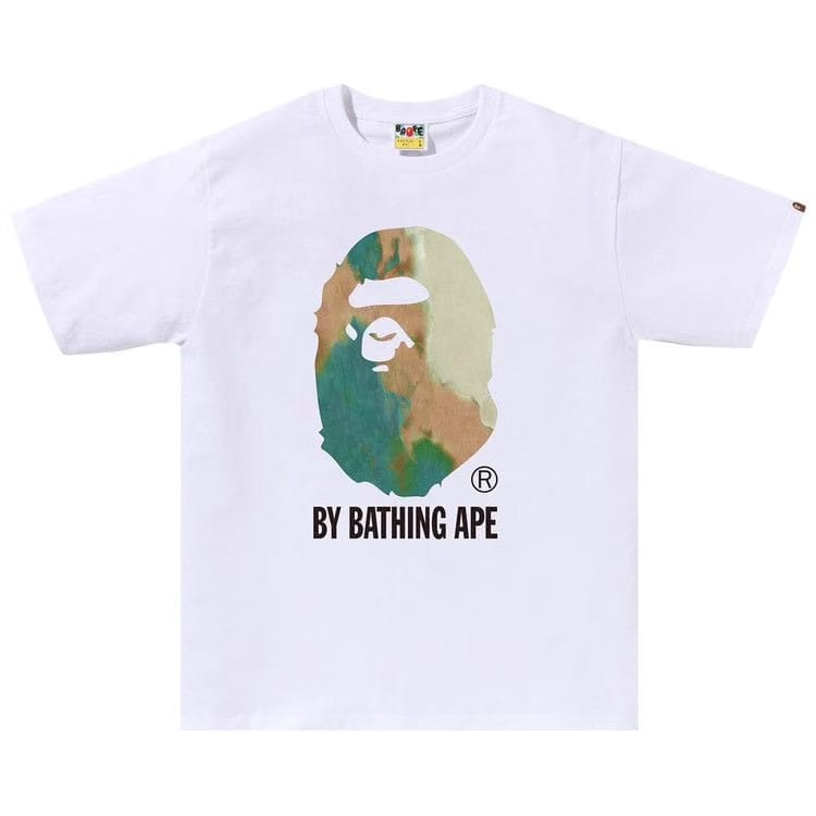 BAPE Tie Dye By Bathing Ape T-Shirt White/Beige