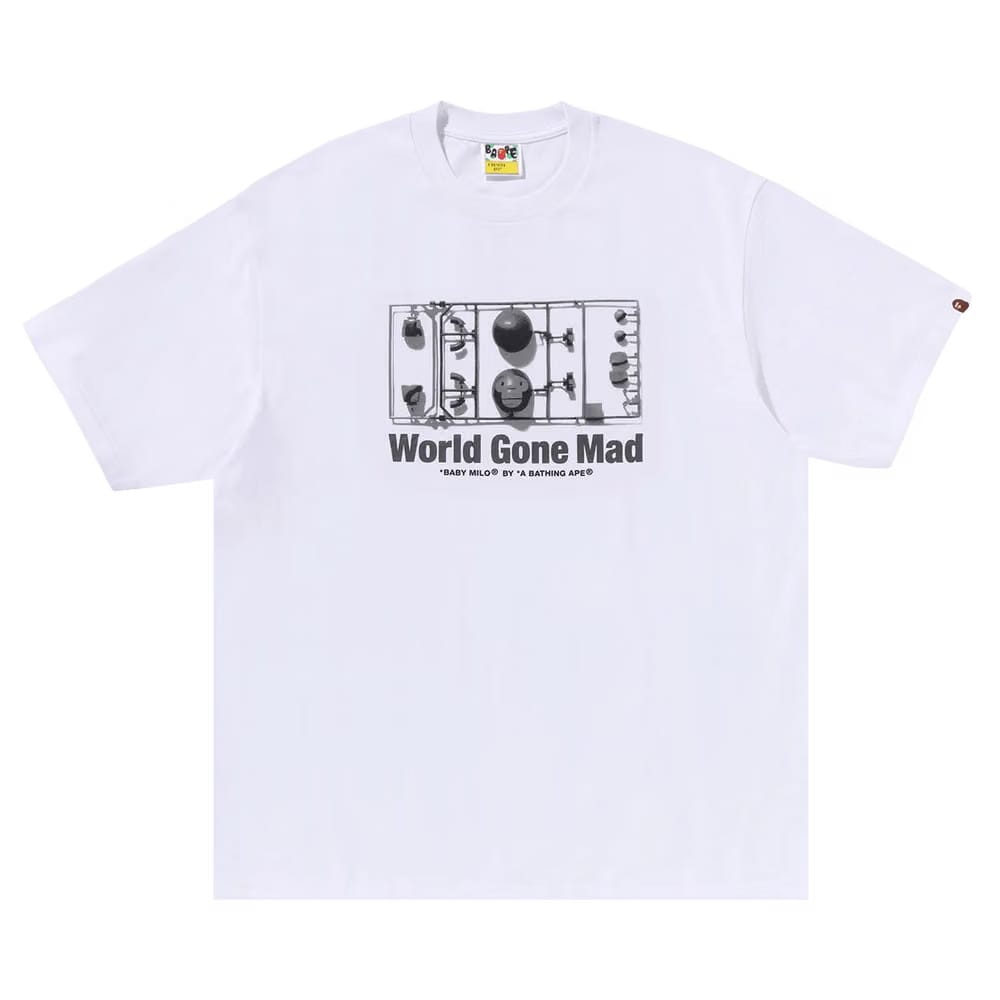 BAPE Baby Milo Figure Relaxed Fit T-Shirt White