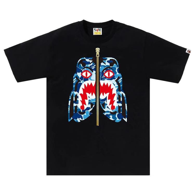 BAPE ABC Camo Tiger T-Shirt Black/Blue