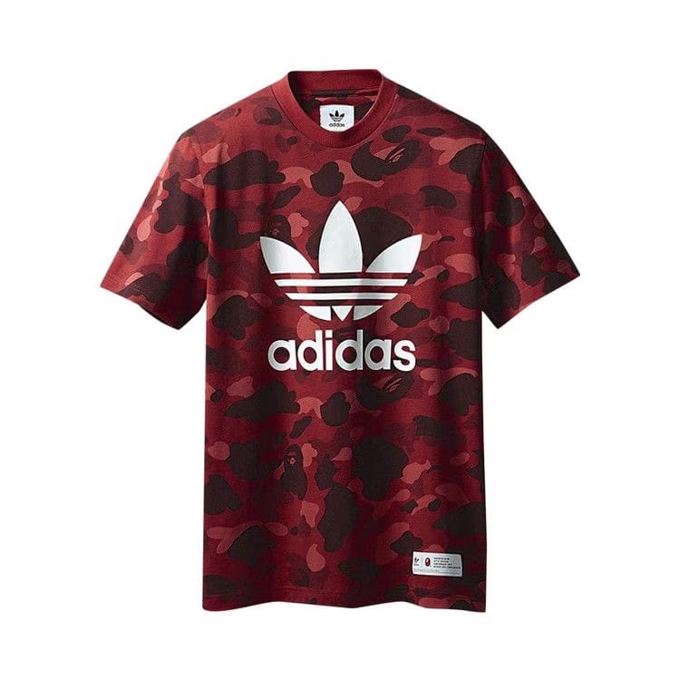 BAPE x adidas adicolor T-Shirt Raw Red