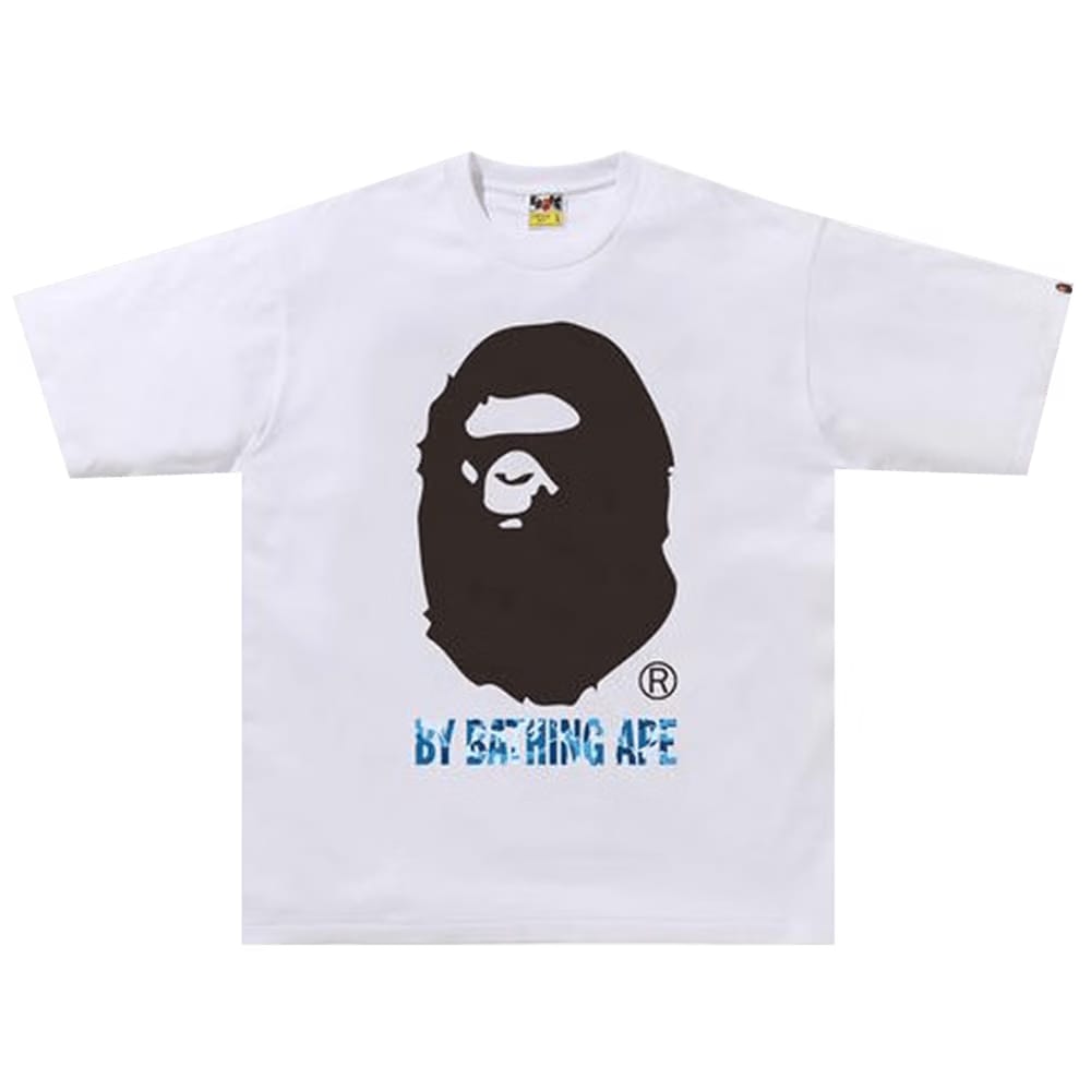 BAPE ABC Camo RLX T-Shirt White/Blue