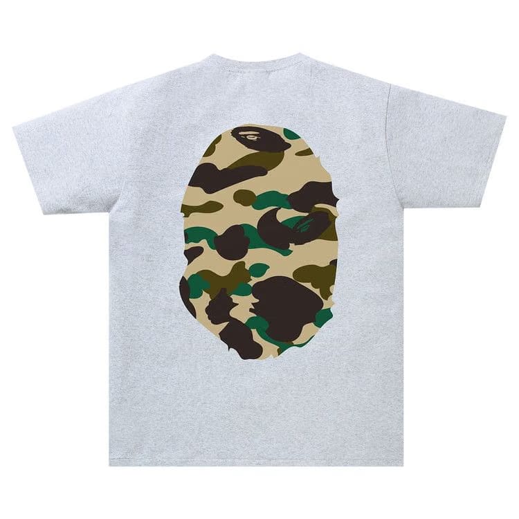 BAPE 1st Camo Big Ape Head T-Shirt Grey/Yellow