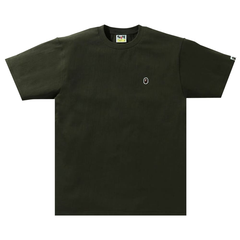 BAPE Ape Head One Point T-Shirt Olive Drab
