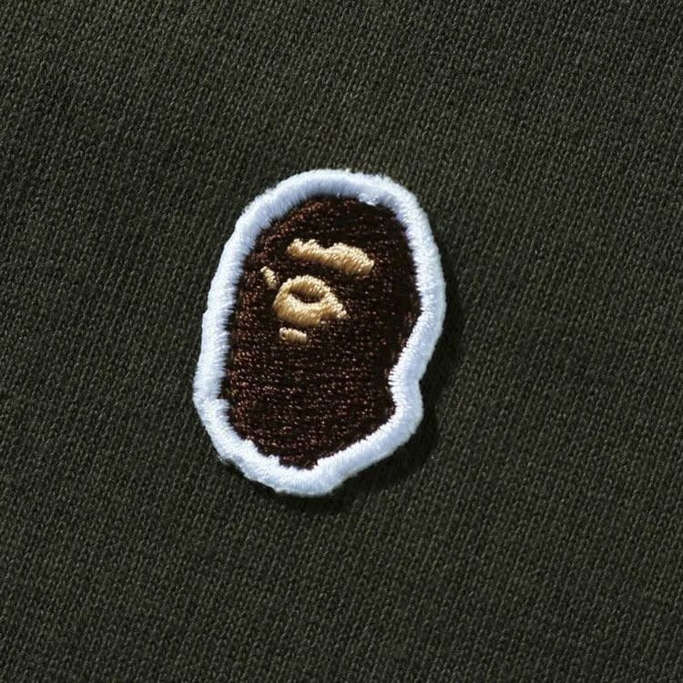 BAPE Ape Head One Point T-Shirt Olive Drab