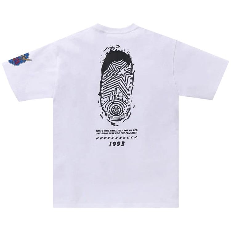 BAPE Moon Landing T-Shirt White