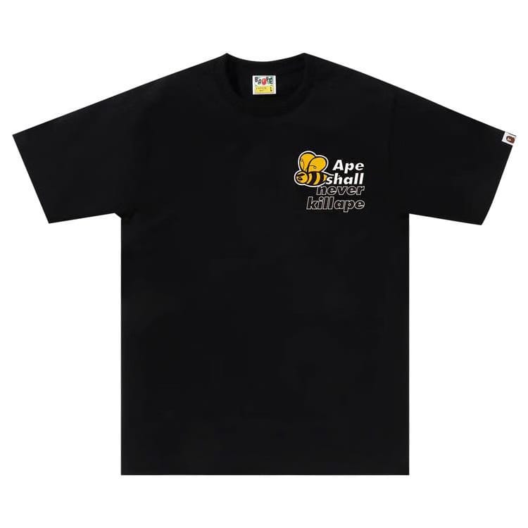 BAPE Asnka Bee Logo T-Shirt Black