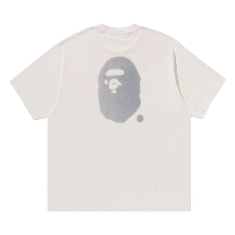 BAPE Logo Relaxed Fit T-Shirt Ivory