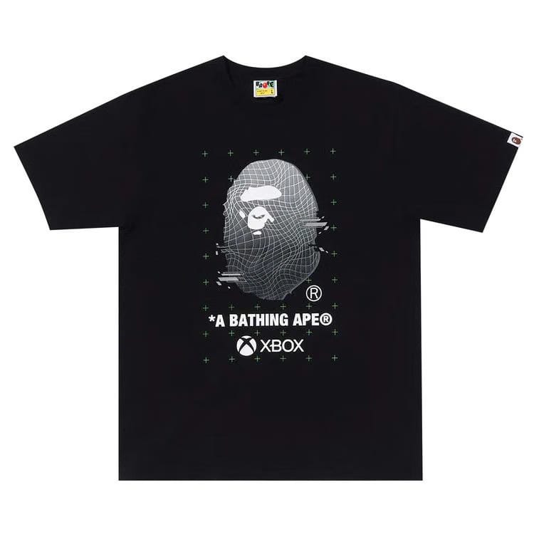 BAPE x Xbox Ape Head T-Shirt #2 Black