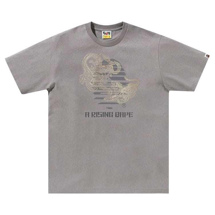 BAPE Tiger And Dragon Ape Head T-Shirt Grey