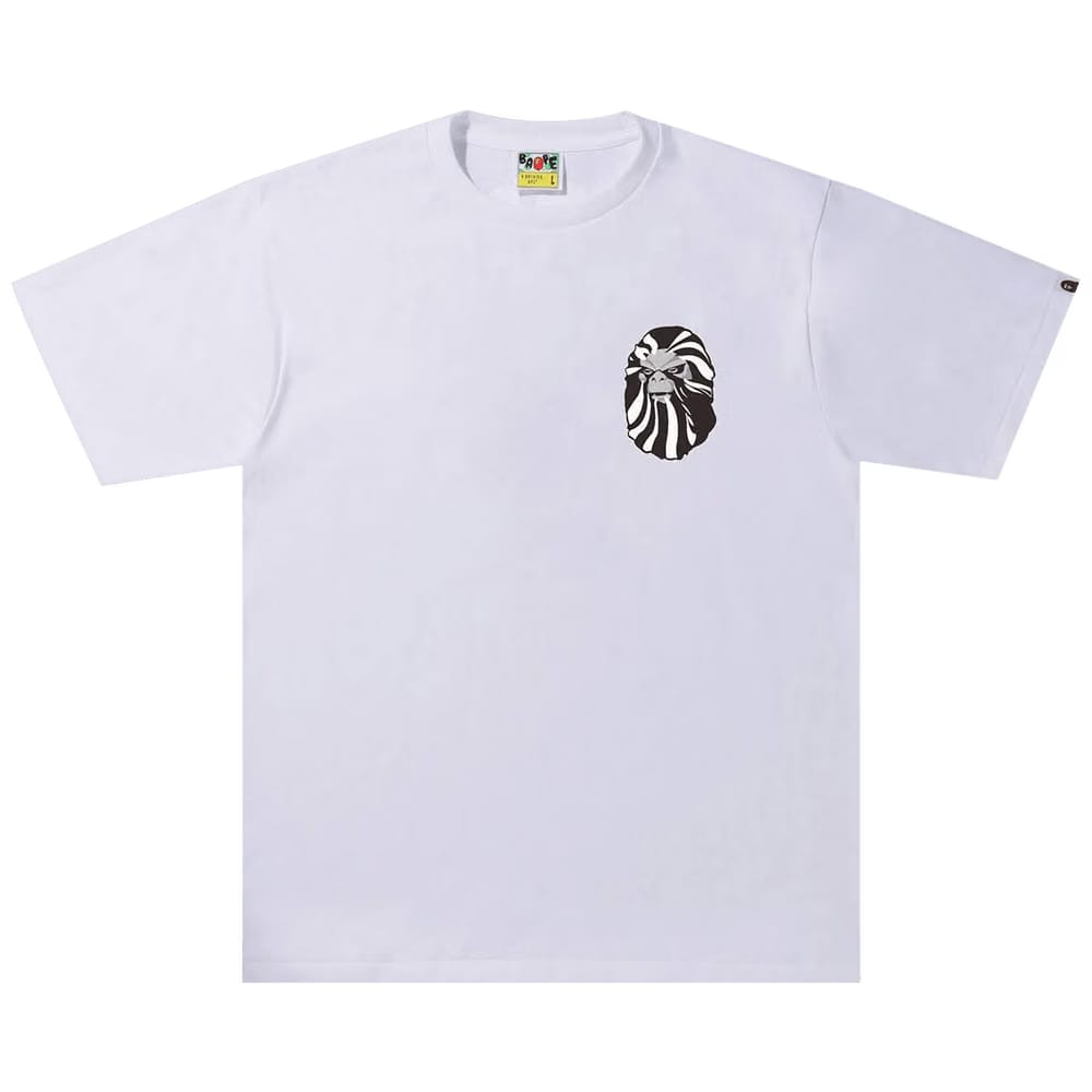 BAPE Ape Head #1 T-Shirt White