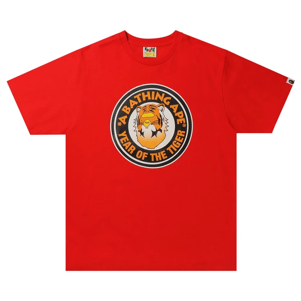 BAPE Year Of The Tiger T-Shirt Red