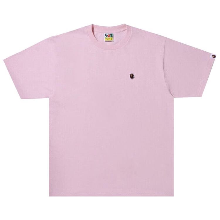 BAPE Ape Head One Point T-Shirt Pink