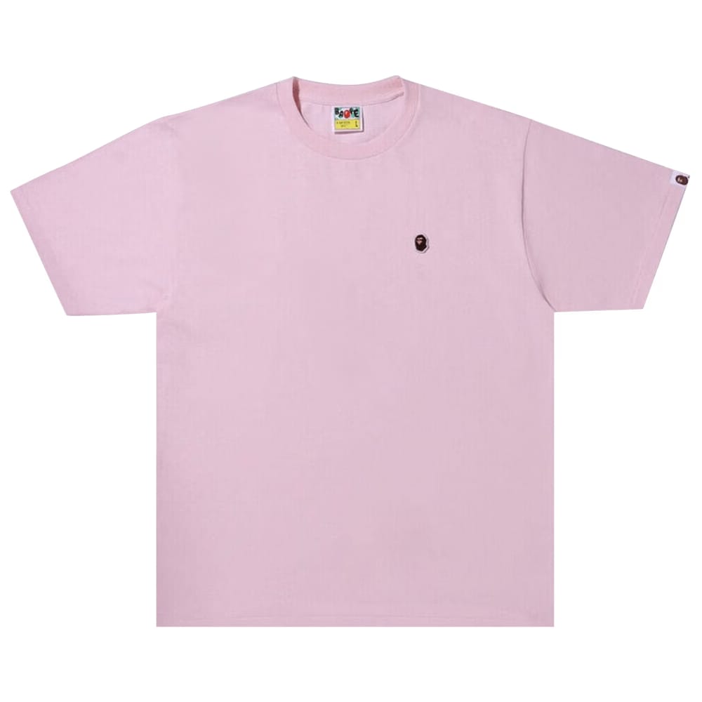 BAPE Ape Head One Point T-Shirt Pink