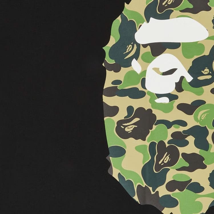 BAPE ABC Side Big Ape Head T-Shirt Black/Green