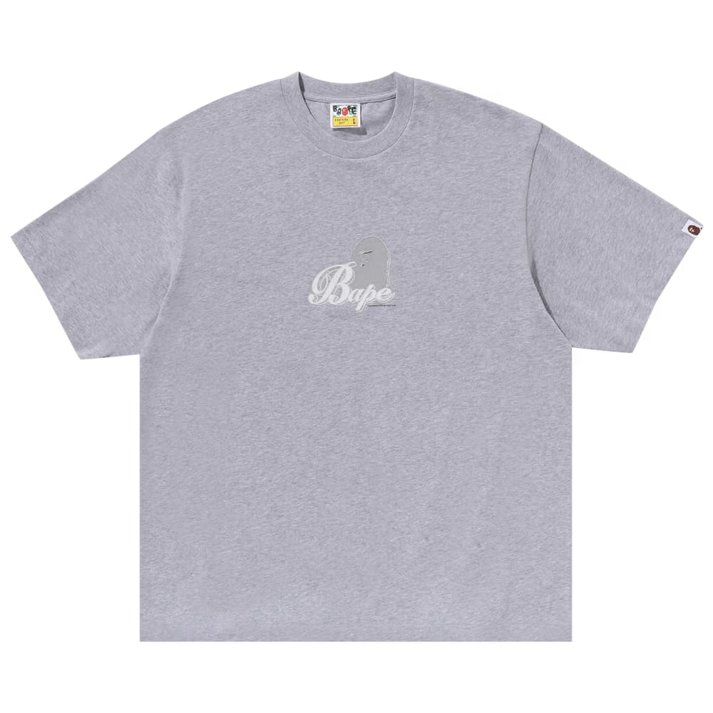 BAPE 3D Art Ape Head T-Shirt Grey